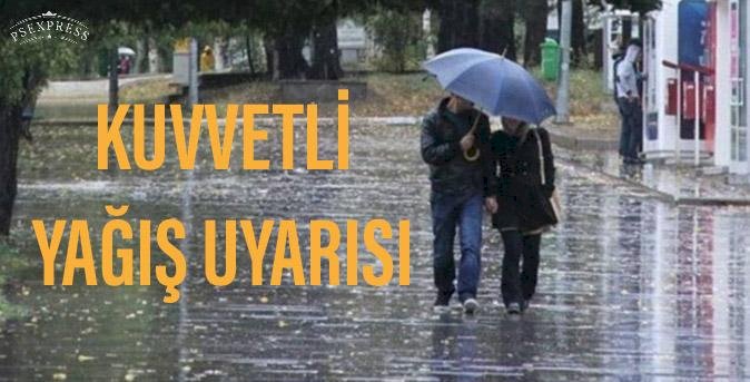 Antalya, Mersin ve Adana için kuvvetli yağış uyarısı
