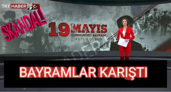Milli bayramları karıştıran TRT Haber’e tepki yağdı!