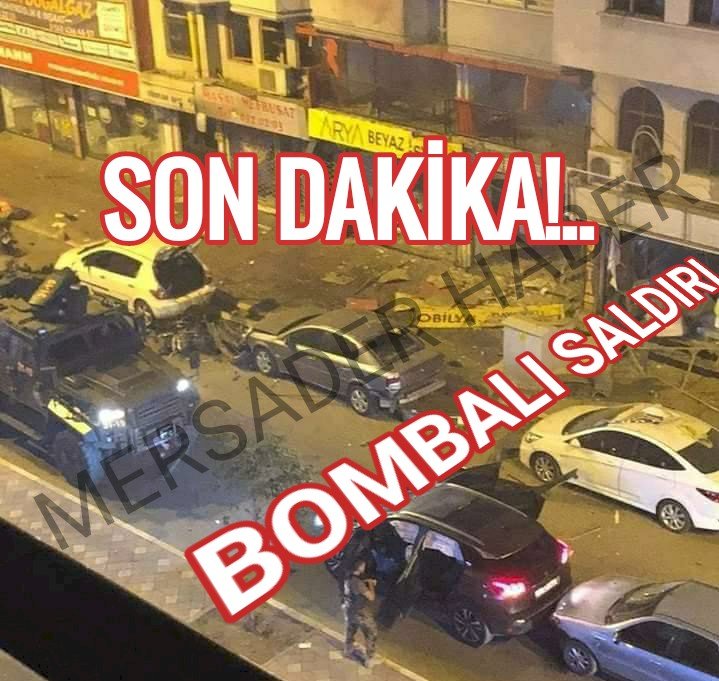 İskenderun Pac Meydanı Civarında PKK'lı Teröristlerce Polis Aracına Ateş Açıldı ve Canlı Bomba Kendini Patlattı.
