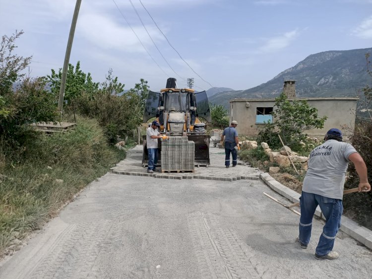 Gülnar Belediyesi Yol Bakım ve Onarım Çalışmalarını Aralıksız Sürdürüyor