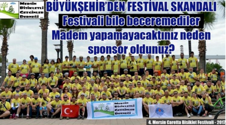 Büyükşehir’den festival skandalı